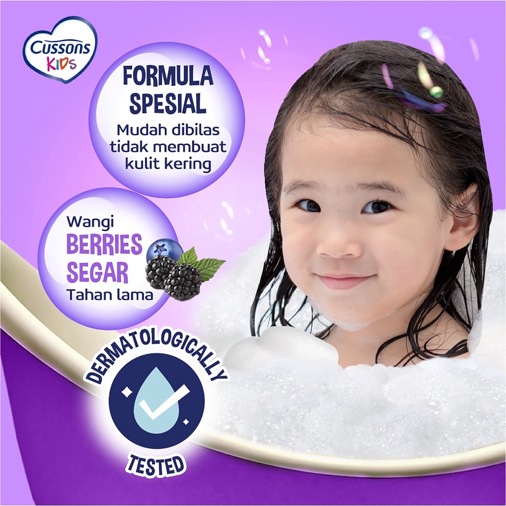 Bisa COD CUSSONS KIDS Body Wash Soft &amp; Smooth / Active &amp; Nourish / Fresh &amp; Protec - Cusson Body Wash Refill 2