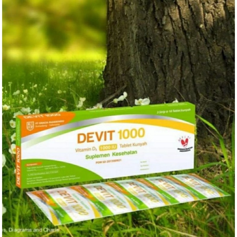 VITAMIN D3 1000 IU DEVIT 1000