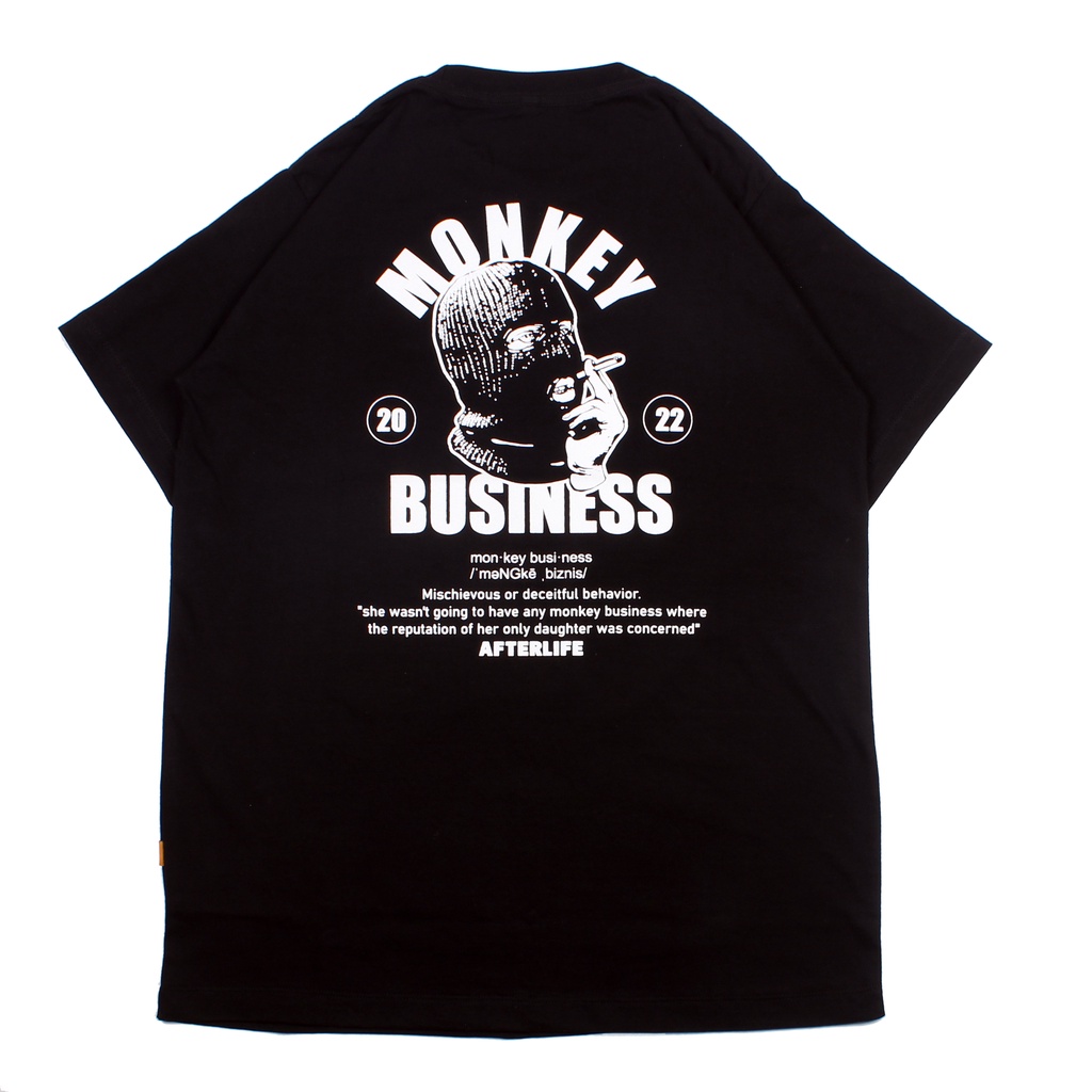AFTERLIFE - Tshirt Monkey Business Black | 21052A