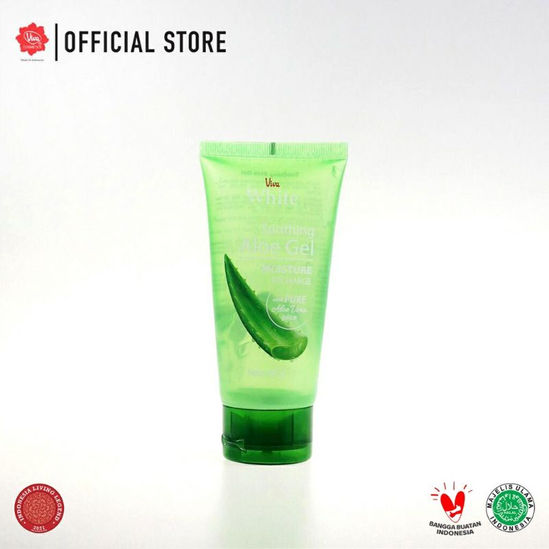 Viva Soothing Aloe Vera Gel/Pelembab Wajah Aloe Vera (80g)