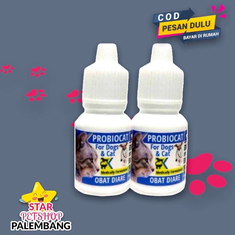 Obat diare dan Mencret pada kucing PROBIOCAT 10ml