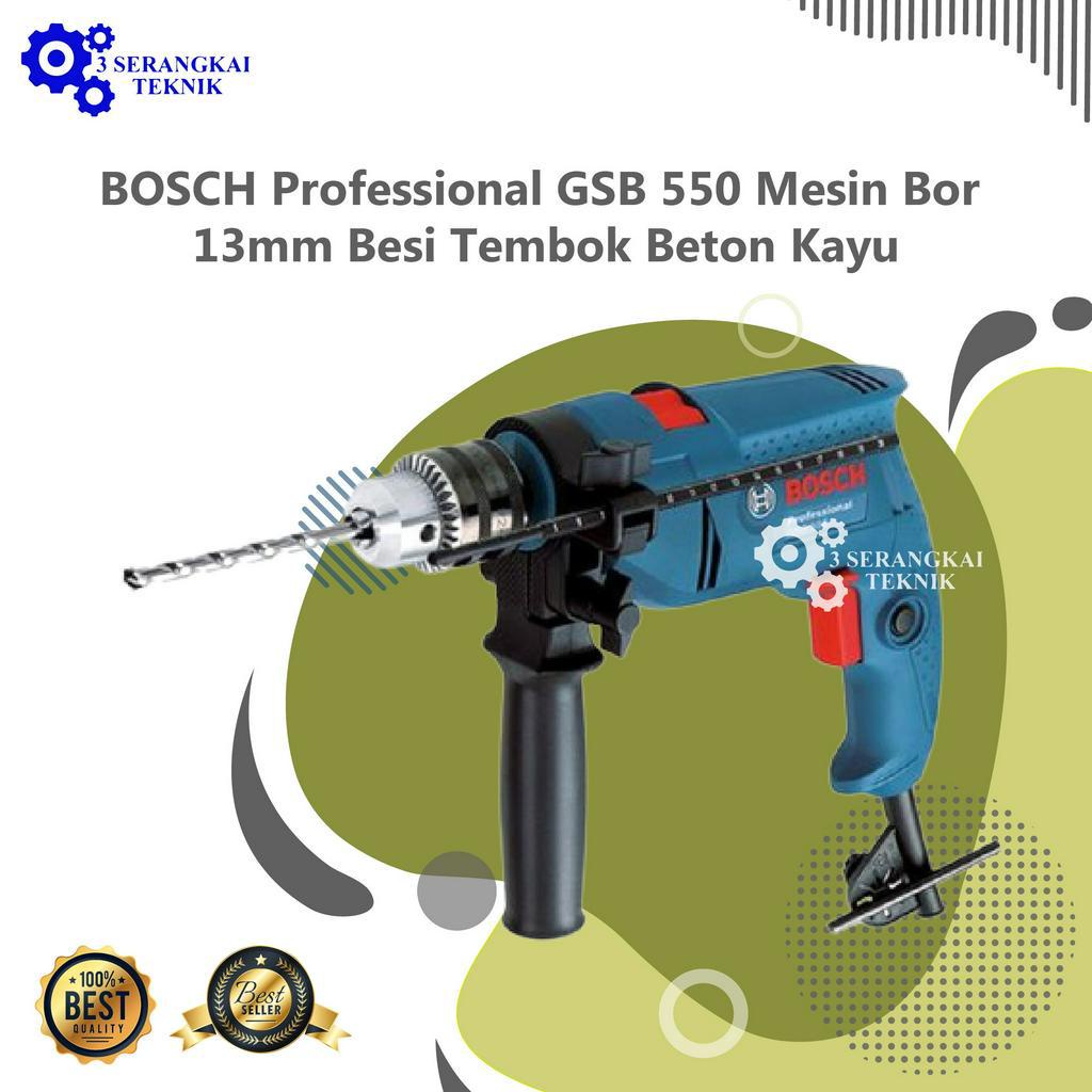 BOSCH Professional GSB 550 Mesin Bor 13mm Besi Tembok Beton Kayu