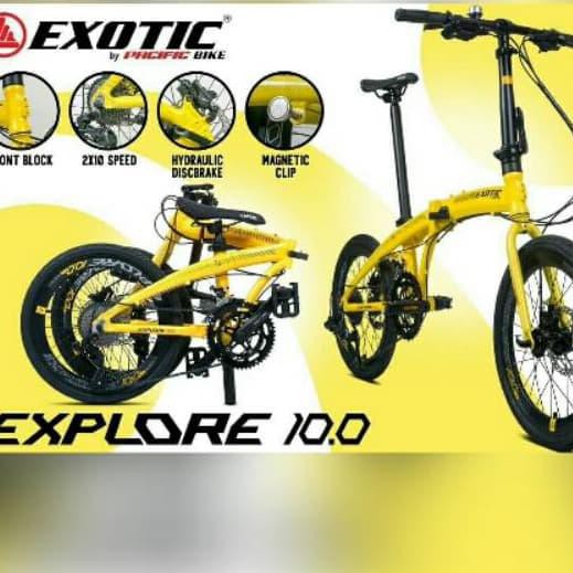 Sepeda Lipat Exotic Explore 10.0 Benisarmono