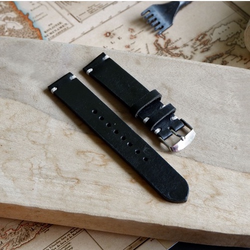 Coffeetime Leathergoods Strap Jam Kulit Asli Gorilla Tali Jam Tangan- Free Grafir Nama