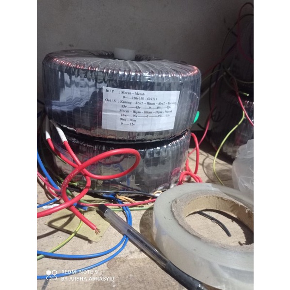 trafo toroid donat 15A balap CT 55V