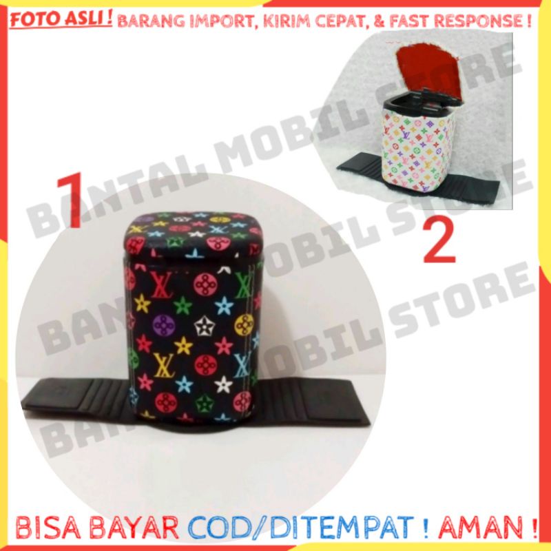 TEMPAT KOTAK BOX TONG SAMPAH MOBIL DAPUR KAMAR MANDI KITCHEN WC TOILET MEJA KULIT LOUIS VUITTON PINK