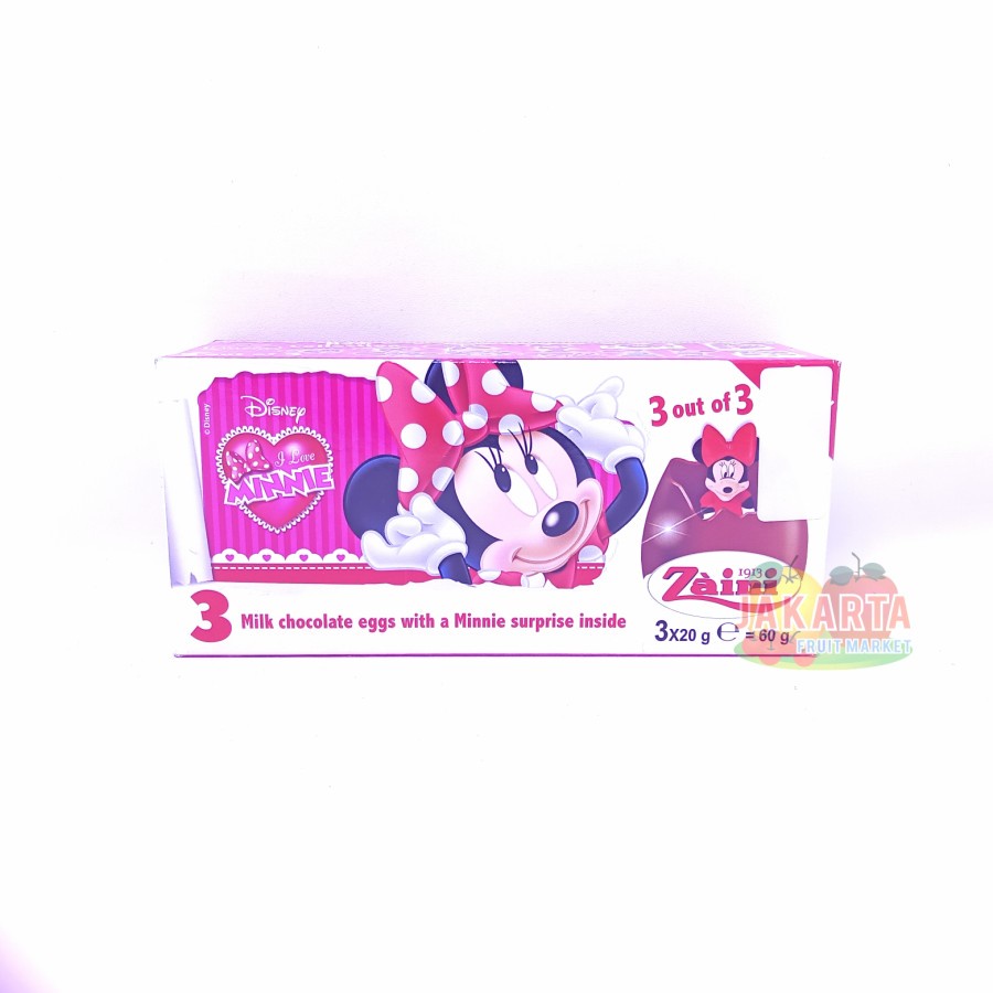 

(COKELAT) ZAINI CHOCOLATE EGG DISNEY MINIE MOUSE 60G