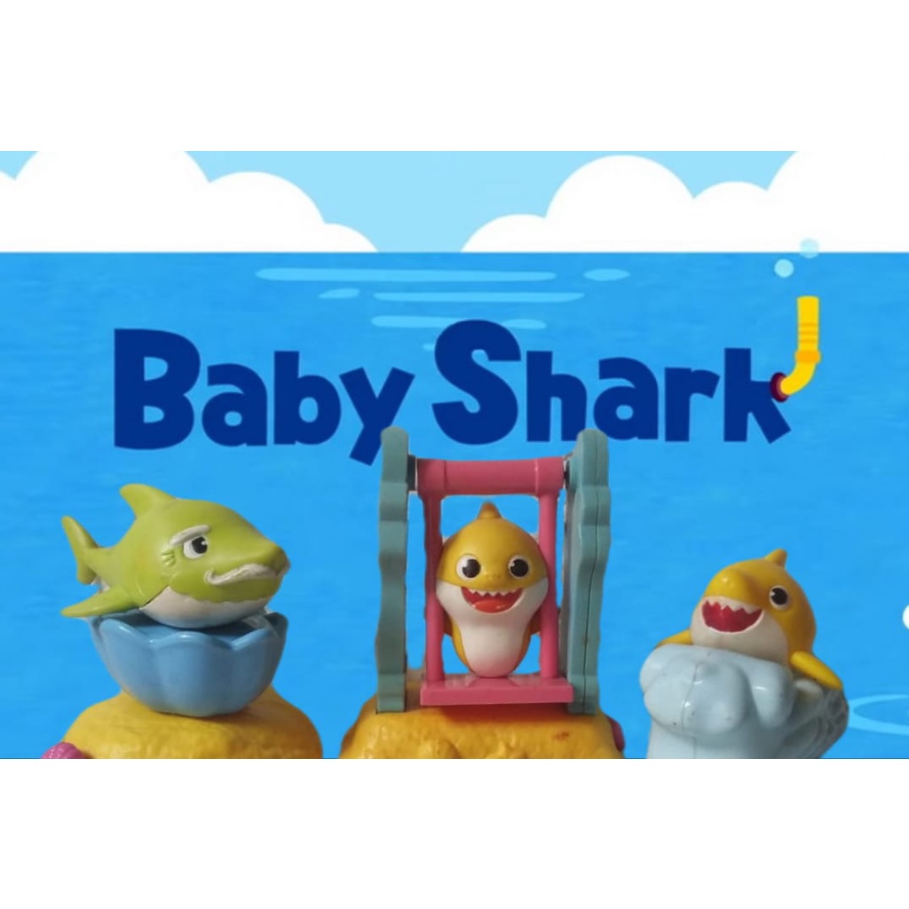 mainan anak action figure baby shark mainan happy meal mcd
