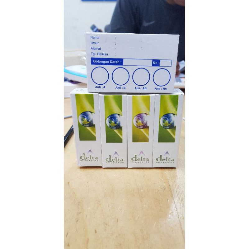 kertas golongan darah Delta