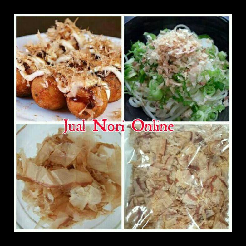 

STOK BARU! KATSUOBUSHI LOKAL HALUS @500GRAM, IKAN CAKALANG SERUT TABURAN TAKOYAKI MURAH