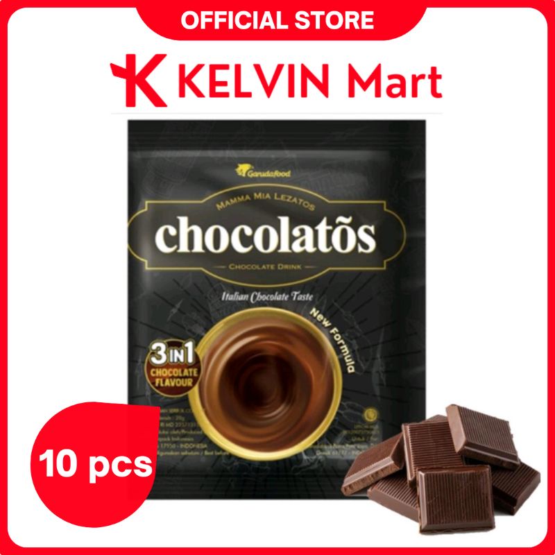 

Chocolatos Drink Cokelat Minuman pck 28g x 10 pcs | KELVIN Mart