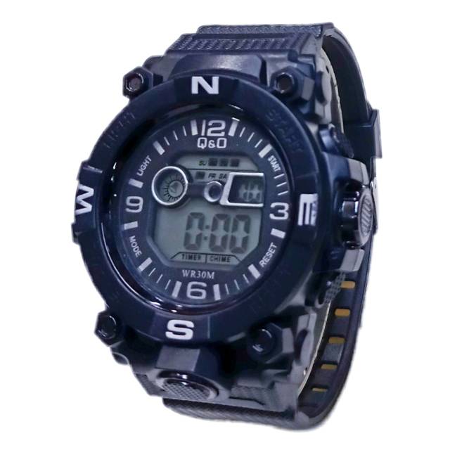 (Cod√)Jam Tangan Pria K-Sporty/Q&amp;Q Strap Rubber(Dikirim Dari Jakarta Pusat) ko