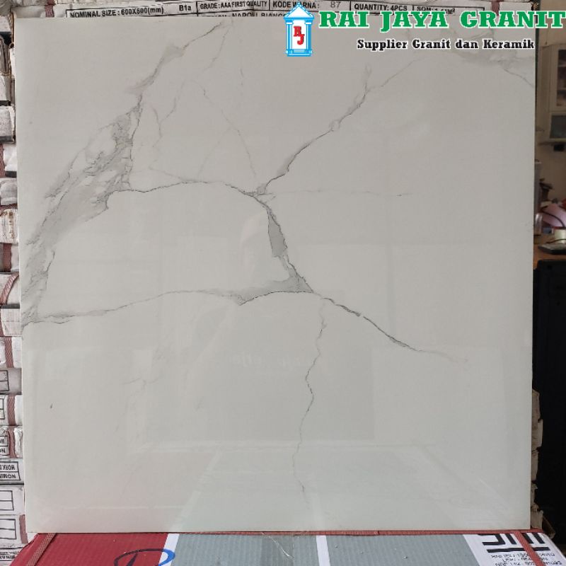 Granit Lantai 60x60 Mistery white
