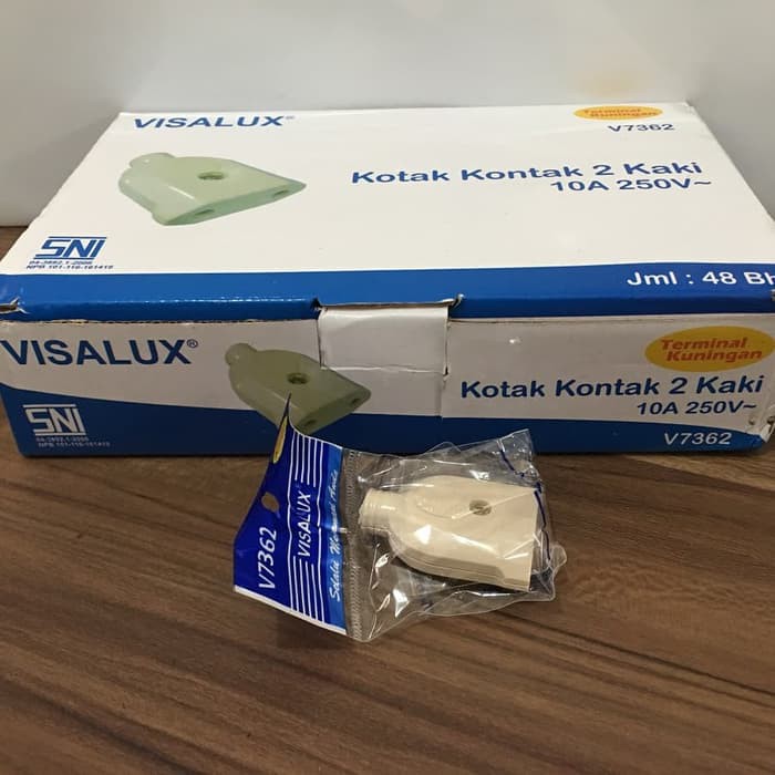 Steker Kontra Contra Gepeng Visalux V7362 Murah Berkualitas Grosir