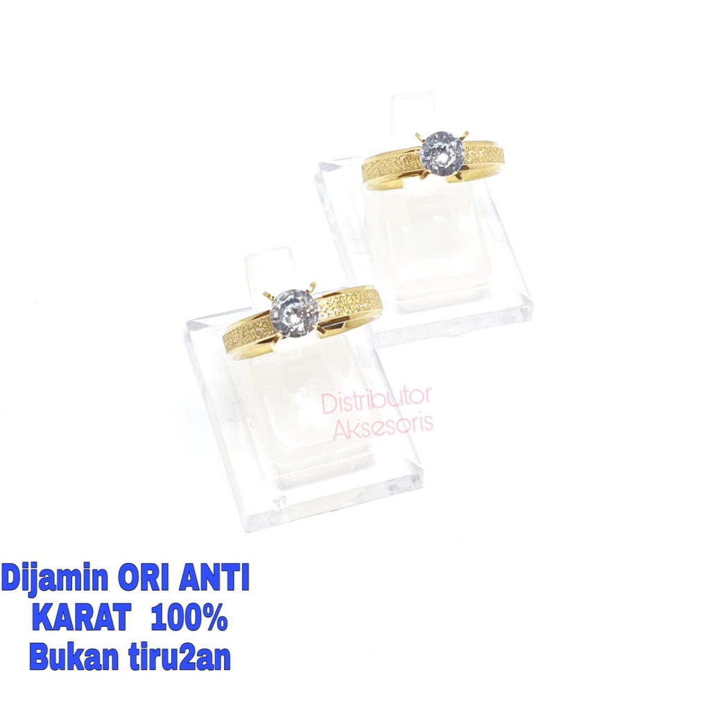 Cincin Titanium ANTI KARAT SELAMANYA PGM CT111 (SATUAN)