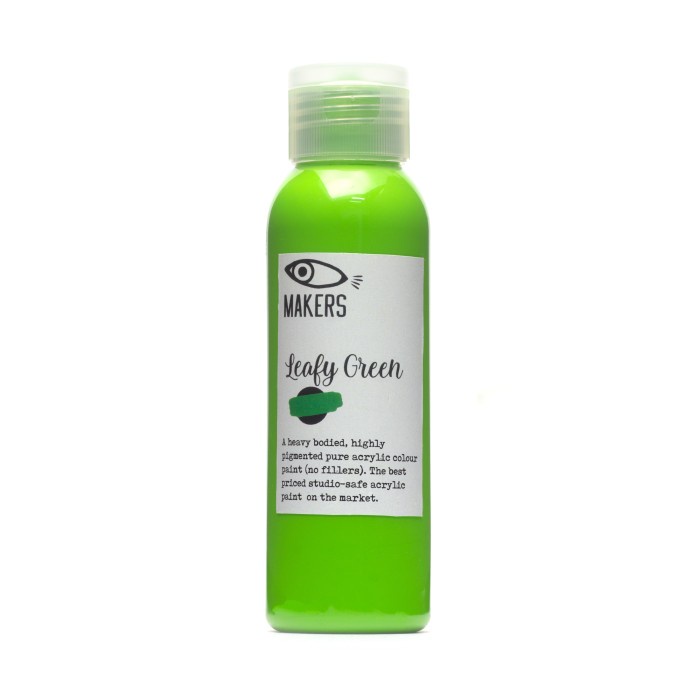 

Leafy Green Acrylic Paint 100ml by MAKERS