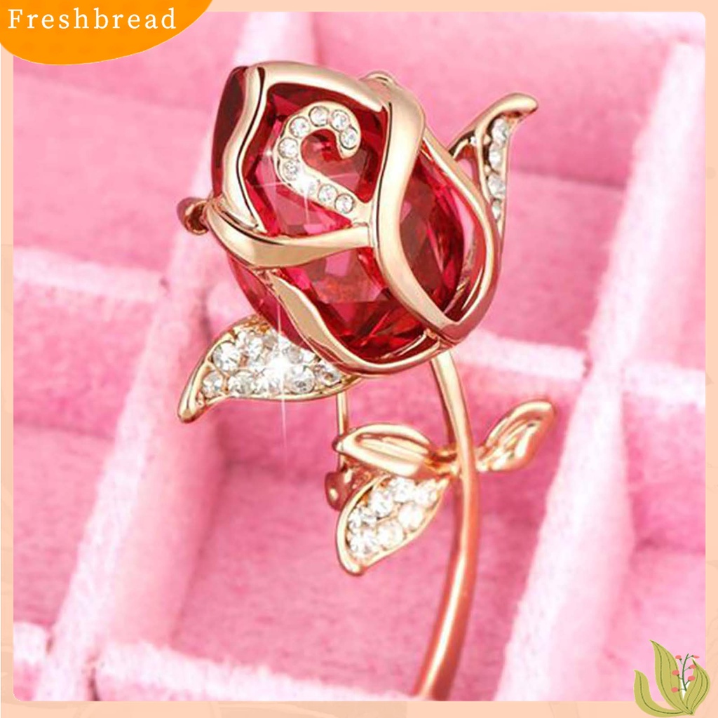 Fresh| Bros Bentuk Bunga Mawar Bahan Alloy Untuk Wanita