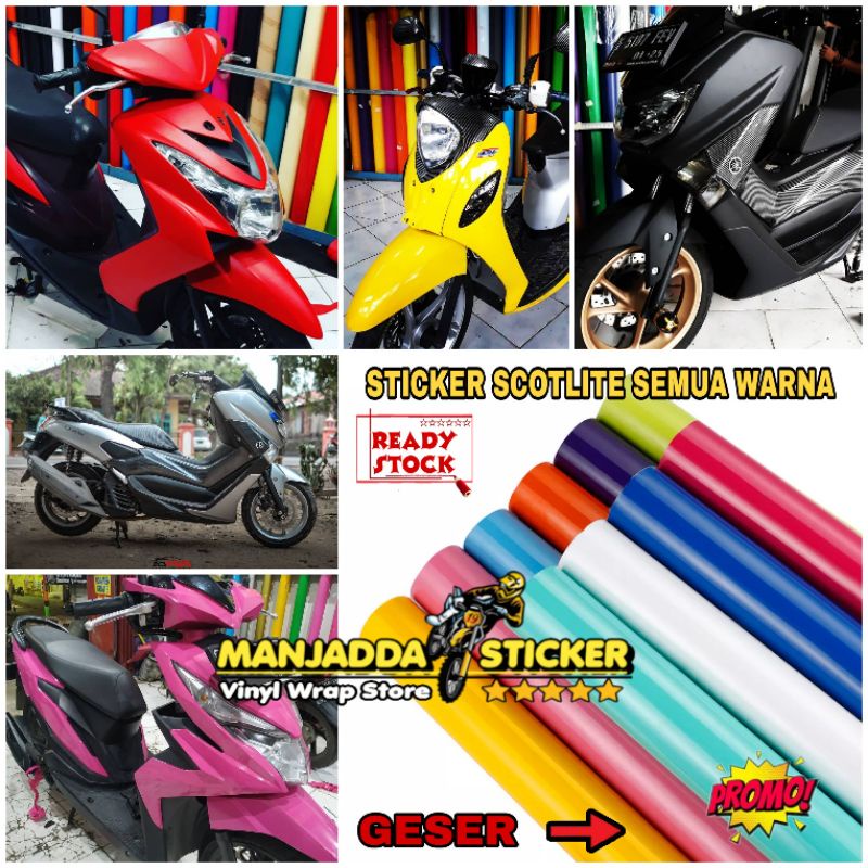 STIKER SKOTLET MOTOR SEMUA WARNA