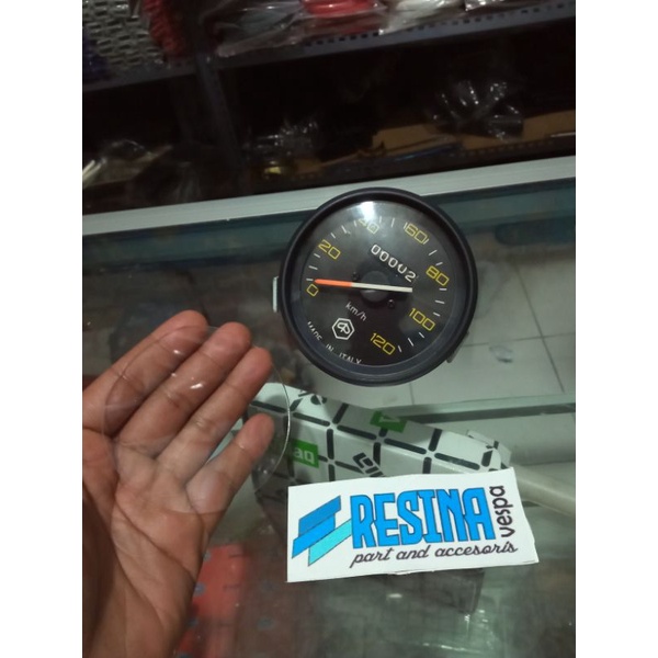 mika kaca speedometer vespa PX Strada PS kualitas jernih dan bening