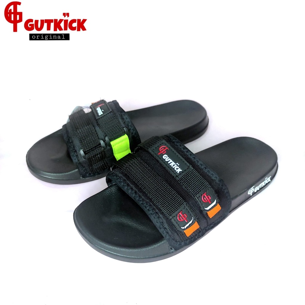 Sandal Korea Trendy Original Gutkick DK18 Sendal Slide Slip on Pria Sendal Cowok Karet Terlaris viral terbaru cewek keren