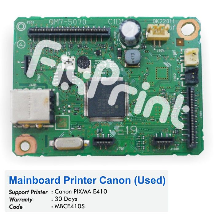 Mainboard Printer Canon E410 Motherboard Logic Board Canon E410 E 410 FPTS1695
