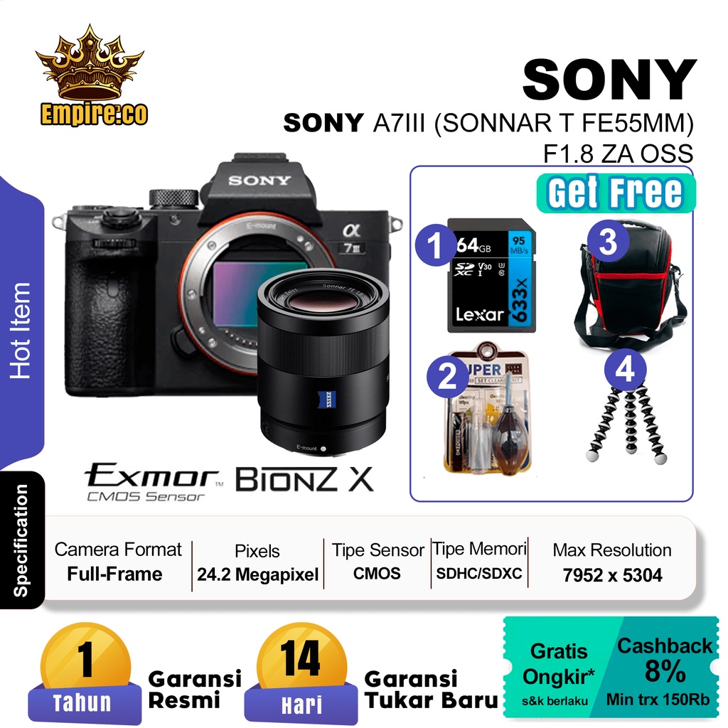 Sony Alpha a7iii / a7iii Sony / Sony a7 iii / a7 iii Body Only