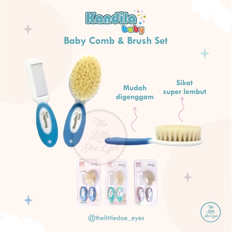 [READY] Kandila Baby Comb &amp; Brush Set