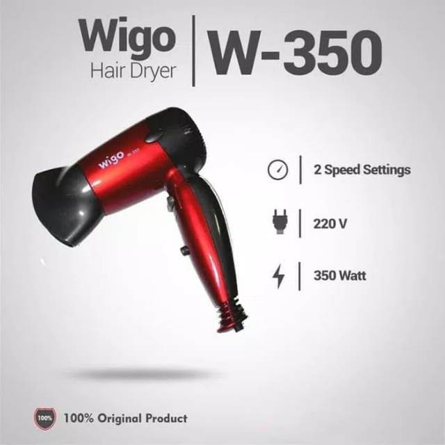 Hairdryer Wigo Mini / Hair Dryer Wigo W-350 / Hair Dryer Mini Wigo terbaru