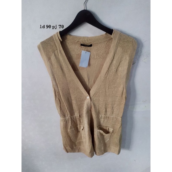 preloved bekas outer /rompi rajut premium hazzys