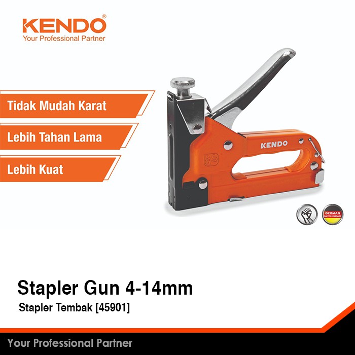 Staple GUN 3 IN 1 Heavy Duty Staples Tembak hekter jok 45901 KENDO