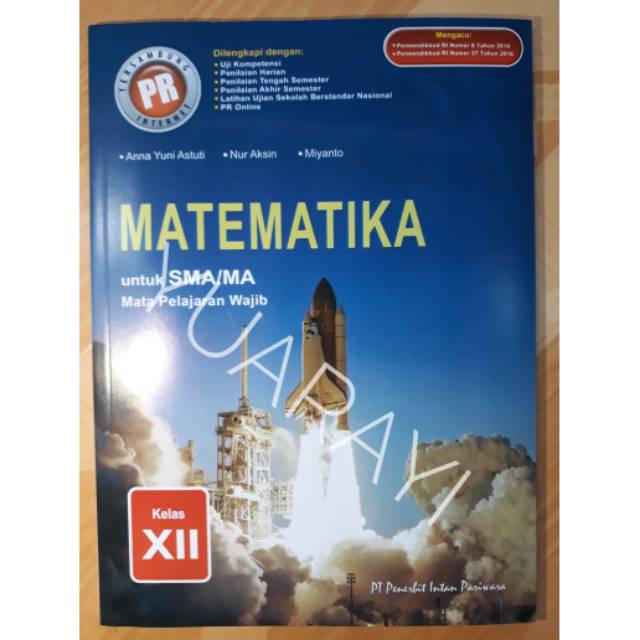 Jual Lks Pr Matematika Wajib 12 Tahunan K13 Intan Pariwara Revisi 2019 Indonesia Shopee Indonesia