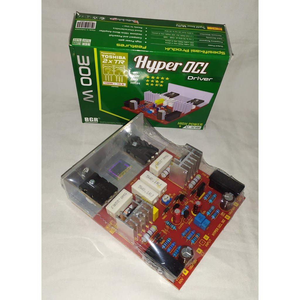 Kit Power Amplifier Hyper OCL Driver 300 Watt 2 TR TOSHIBA ASLI-BELL