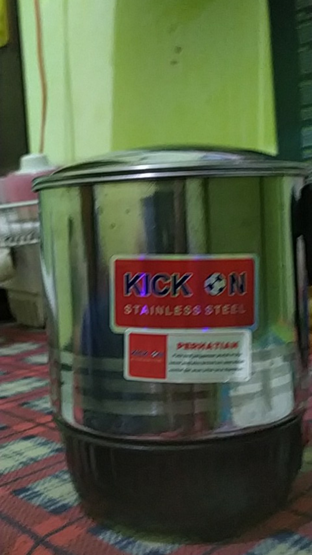 Rantangshop Teko Mug Listrik Pemanas Air Masak Mie Instan Stainless 13cm