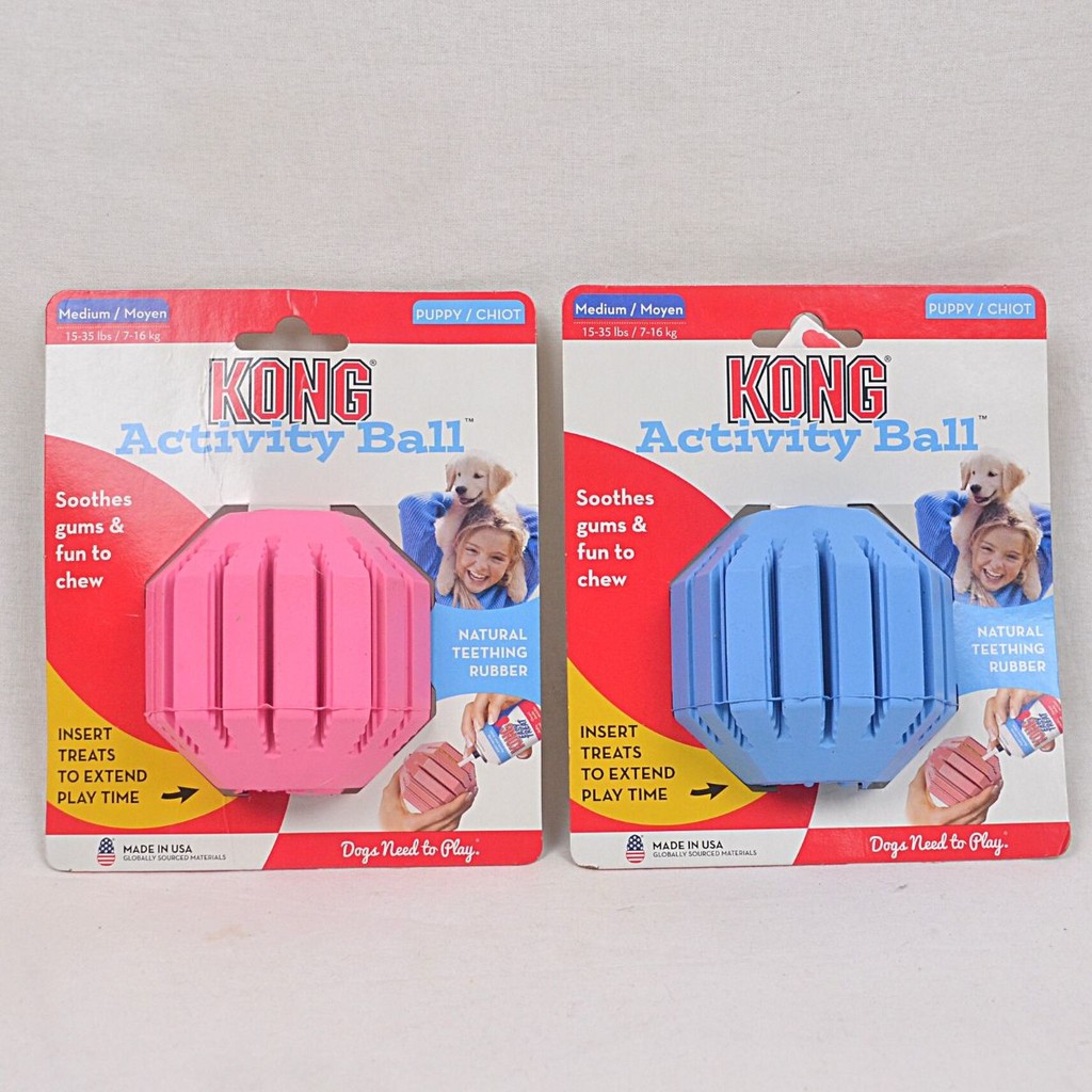 KONG KP22 Mainan Anakan Anjing PUPPY Activity Ball Medium