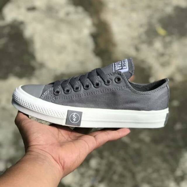 SEPATU ALL STAR CONVERSE CHUCK TAYLOR PETIR ABU/GREY/ABU-ABU