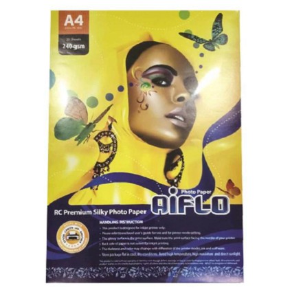 AIFLO RC Premium Silky Kertas Foto A4 240gsm 20 Sheets