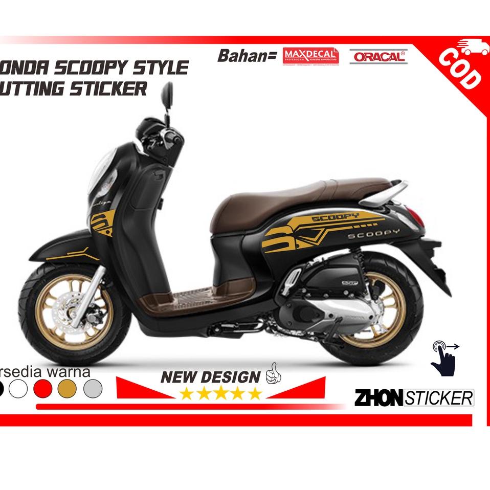 Wow Murah Meriah.. STRIPING CUTTING SCOOPTY NEW 2021 PRESTIGE STYLE STICKER SCOOPY LIS BODY SCOOPY M