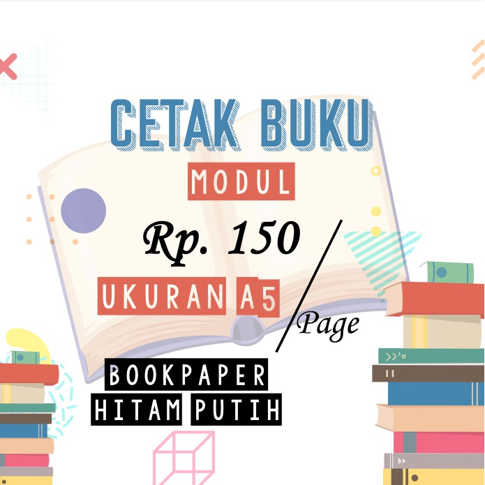 

Cetak Hitam Putih Bookpaper Ukuran A5 - TERIMA REQUEST CETAK