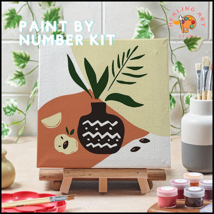 

Paint By Number Tanaman Plant Ver 3 Canvas 20X20 Cm