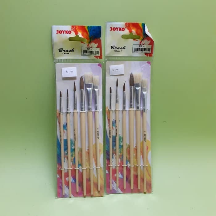 

Produk Terbaru Kuas Cat Lukis Set Isi 6Pcs Joyko