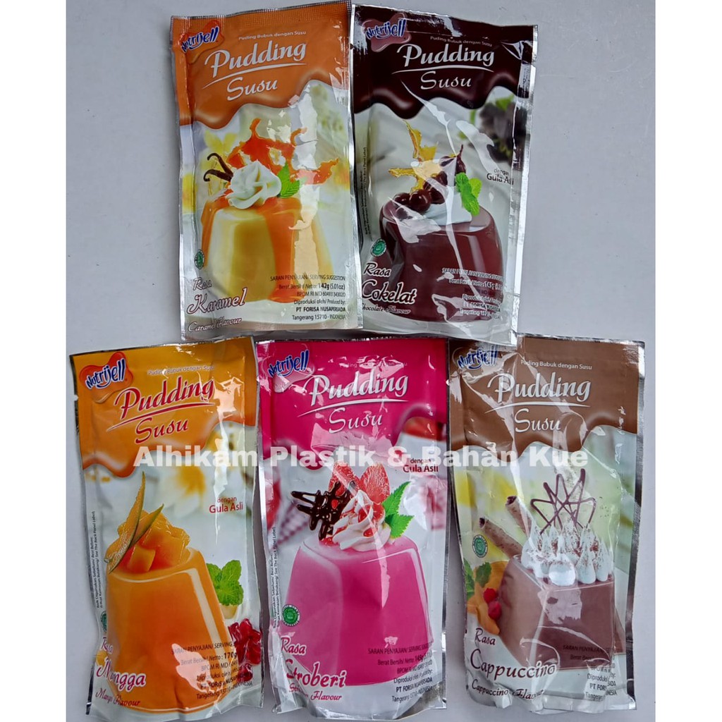 

Nutrijell Pudding Susu - Puding Nutrijel - Puding Susu Aneka Rasa 147gr