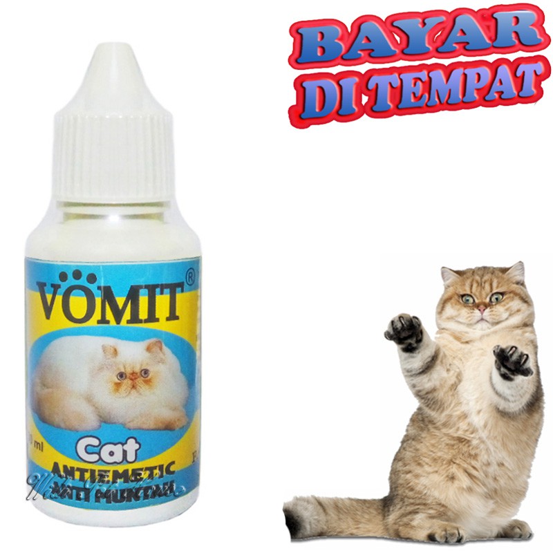 Obat Muntah Kucing VOMIT Anti Stress Sakit Pencernaan