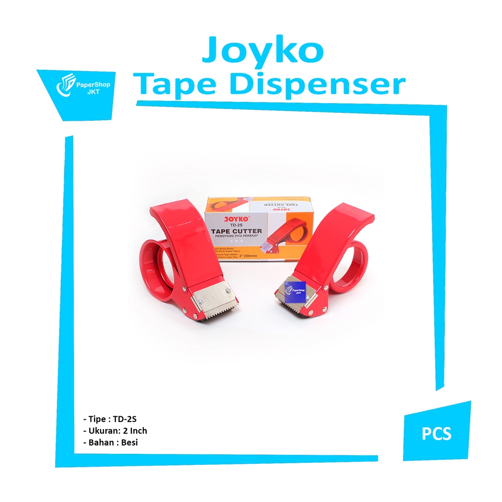 

JOYKO -Tape Dispenser - Lakban Tape Cutter TD-2S - Pcs