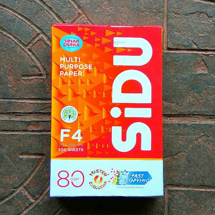 

Unik Sinar Dunia / SiDu Kertas HVS F4 / Folio 80 gsm 215 x 330 mm Diskon