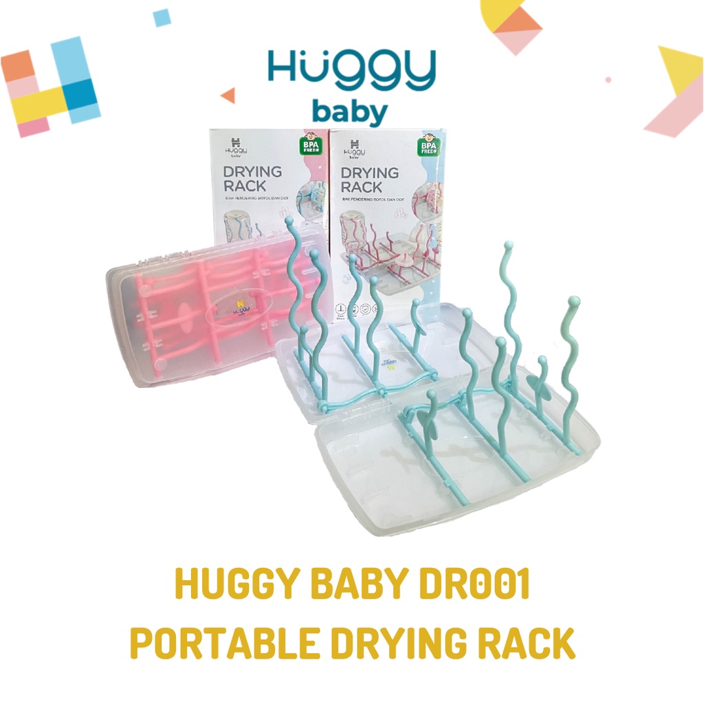 Huggy Baby DR001 Portable Drying Rack | Rak Pengering Botol