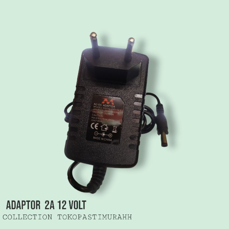 ADAPTOR 2A 12 VOLT