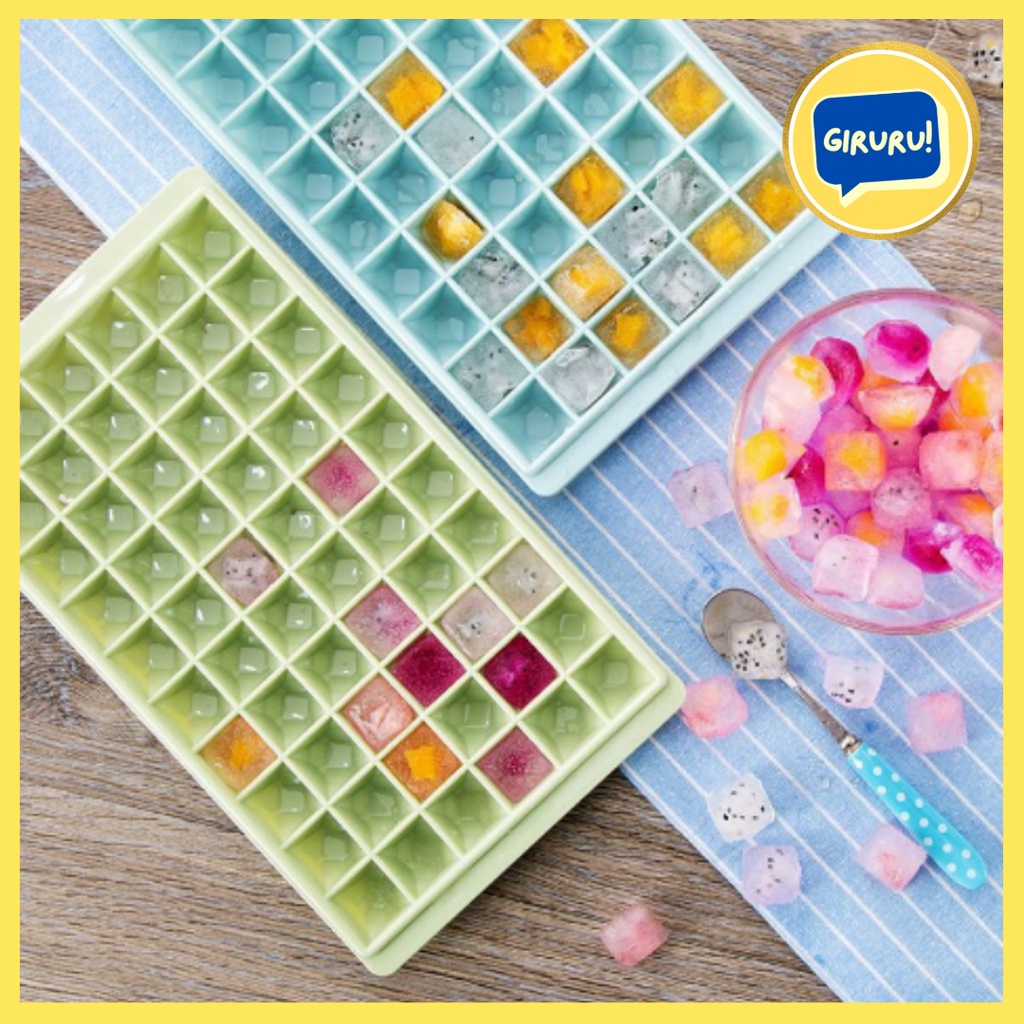 Cetakan Es 60 Kotak / Cetakan puding cetakan serbaguna 60 Grid / CETAKAN ES BATU 60 GRID KOTAK KUBUS PIRAMID / ICE CUBE TRAY 60 GRID 96 GRID / Cetakan Es Batu 96 | 60 Grid Diamond Kubus Kotak / Ice Cube Tray / Cetakan Es Batu Jelly Jeli Agar Diamond Kotak