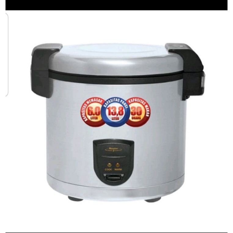 Maspion EX 4015 C - Magic Com Jumbo 6 Liter Masak dan Menghangatkan