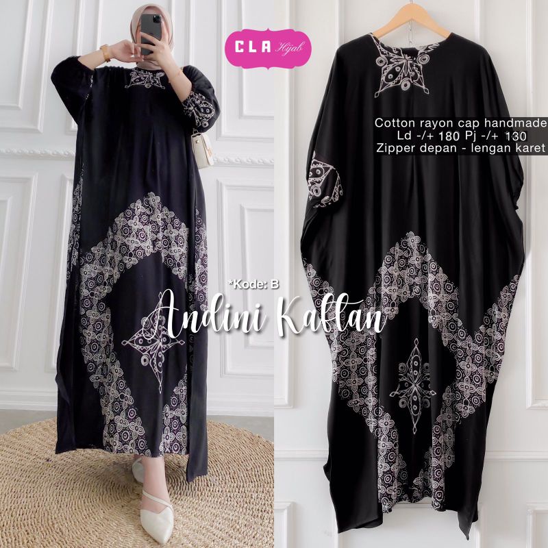 Andini Kaftan Batik Wanita Original by Cla Hijab