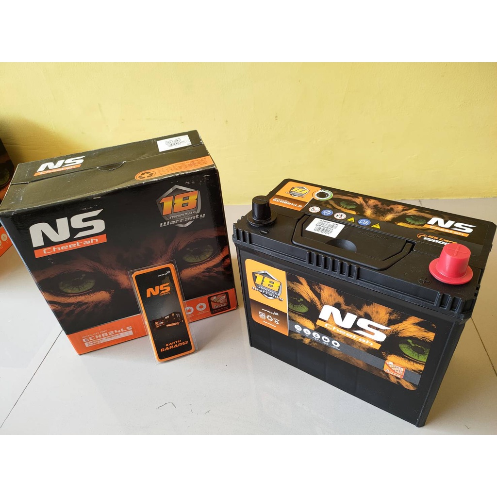 Aki Kering NS60LS NS CHEETAH GARANSI 18 BULAN